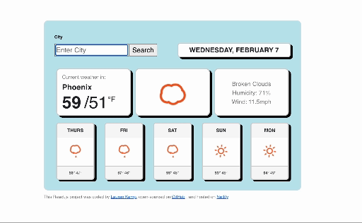 lauren kemp weather app